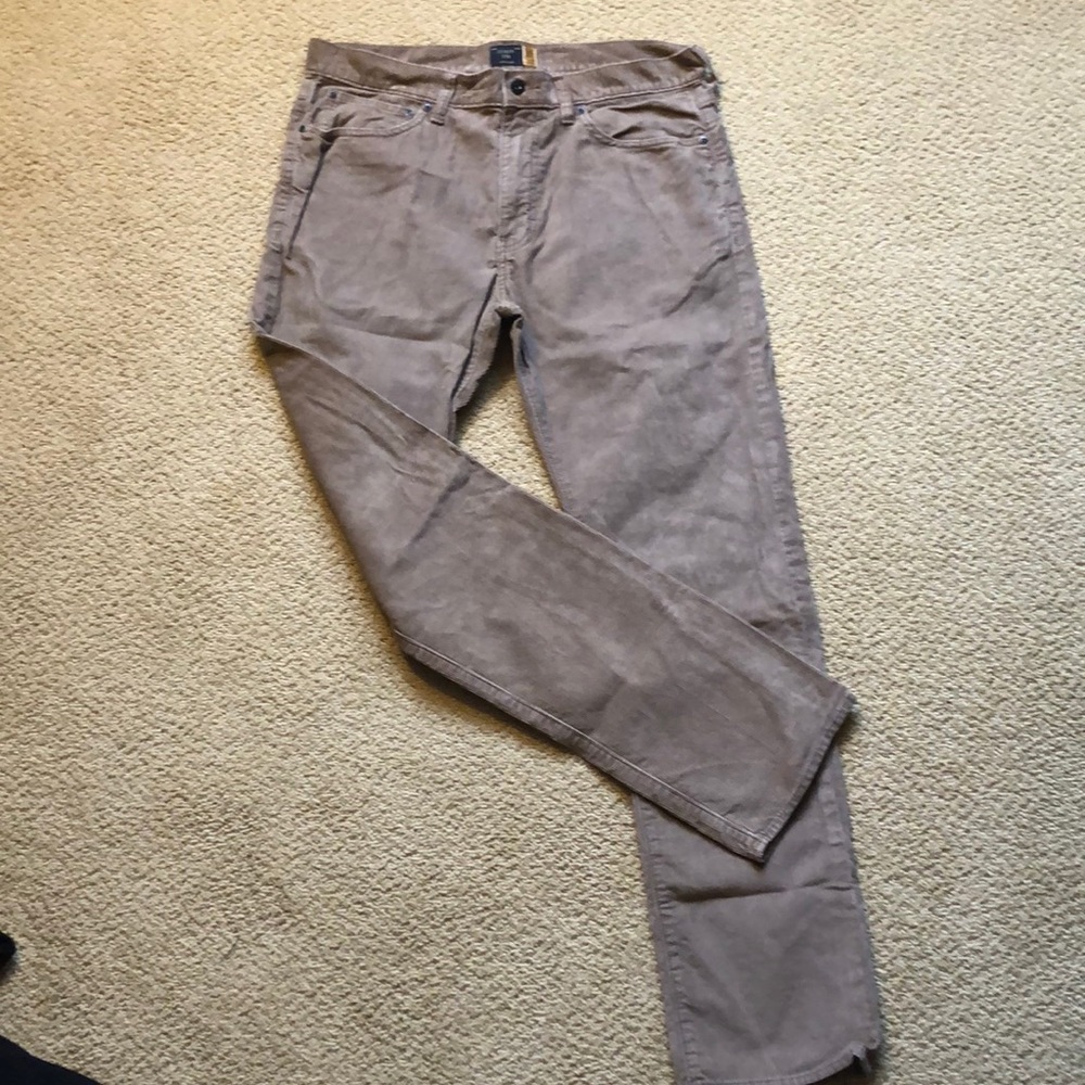Men’s JCrew Tan Corduroy Pants